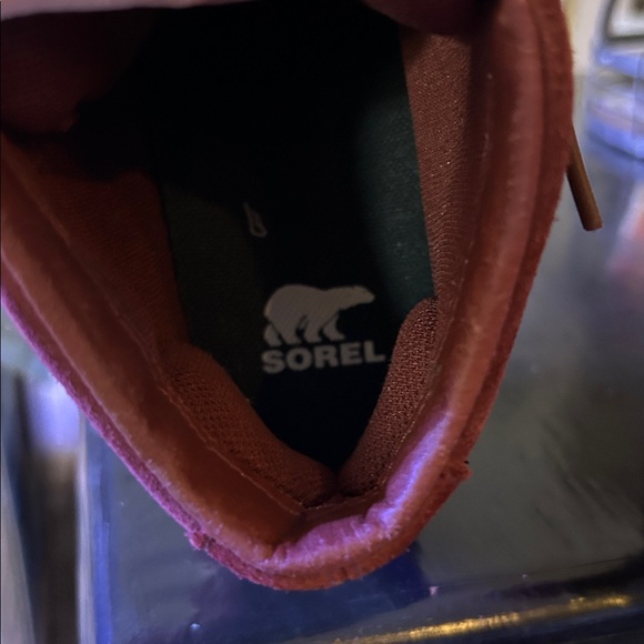 Sorel Wedge Out N About boots Red/ Burgandy Women’s 9.5 - Picture 7 of 8